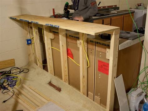 diy raised bar countertop plans.